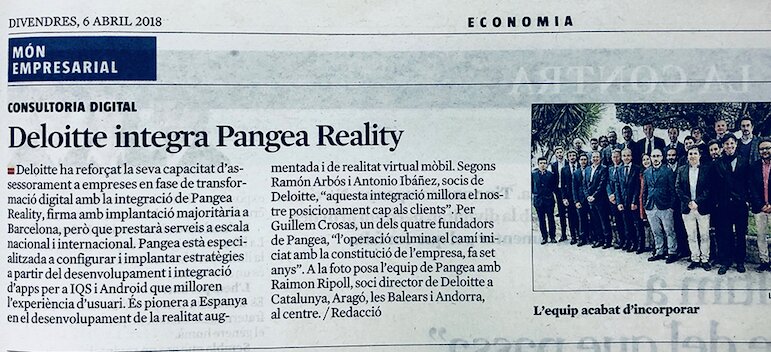 la vanguardia pangea deloitte